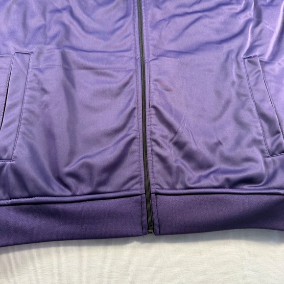 Ecko Unltd Mens XL Purple Track Jacket Athletic Zip Y2K Retro Hip Hop Streetwear - Picture 12 of 13